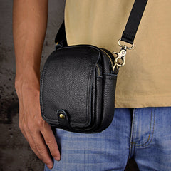 Leather Belt Pouch Mens Small Cases Waist Bag Hip Pack Belt Bag Fanny Pack Bumbag for Men