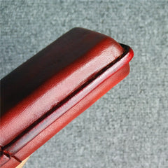 Handmade Leather Mens 14pcs Cigarette Holder Case Cool Custom Cigarette Case for Men - iwalletsmen