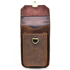 Leather Belt Pouch Mens Small Cases Waist Bag Hip Pack Belt Bag Fanny Pack Bumbag for Men