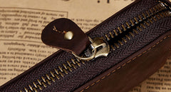 Handmade Leather Mens Cool Key Wallet Car Key Holder Case Card Wallet for Men