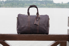 Cool Leather Mens Weekender Bags Vintage Travel Bags Duffle Bag for Men - iwalletsmen