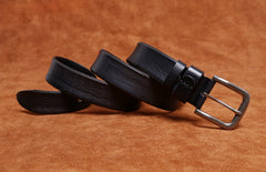 Genuine Leather Mens Leather Men Brown Black Belt for Men Cool Leather Belt