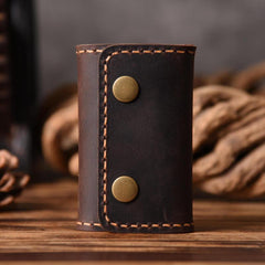 Handmade Leather Mens Cool Key Wallet Car Key Holder Car Key Case for Men