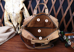 Genuine Leather Mens Cool Messenger Bag Work Bag Satchel Bag Briefcase Bag for men