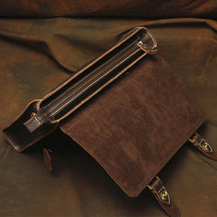 Vintage Leather Messenger Bag Briefcase Handbag Cool Shoulder Bag For Men - iwalletsmen
