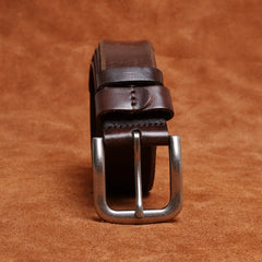Genuine Leather Mens Leather Men Brown Black Belt for Men Cool Leather Belt