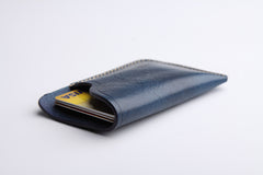 Handmade Leather Mens Cool billfold Wallet Card Holder Small Card Slim Wallets for Men