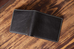 Handmade Leather Mens Cool Wallet Men Slim Wallets Front Pocket Wallet for Men