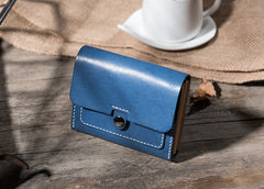Handmade Leather Mens Cool billfold Wallet Card Holder Small Card Wallets for Men Women