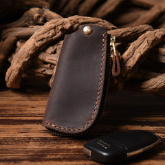 Handmade Leather Mens Cool Car Key Wallet Car Key Holder Car Key Case for Men