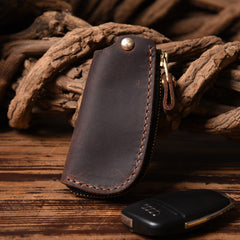 Handmade Leather Mens Cool Car Key Wallet Car Key Holder Car Key Case for Men