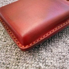 Handmade Leather Mens 14pcs Cigarette Holder Case Cool Custom Cigarette Case for Men - iwalletsmen