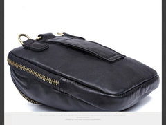 Leather Belt Pouch Mens Small Cases Waist Bag Hip Pack Belt Bag Fanny Pack Bumbag for Men