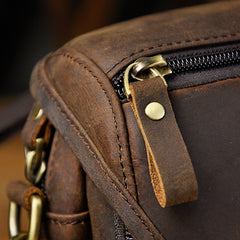 Leather Belt Pouch Mens Small Cases Waist Bag Hip Pack Belt Bag Fanny Pack Bumbag for Men