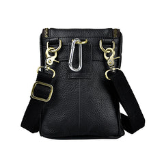 Leather Belt Pouch Mens Small Cases Waist Bag Hip Pack Belt Bag Fanny Pack Bumbag for Men
