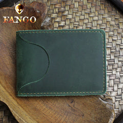 Leather ID Card Wallet Womens ID Card Holder Wallet Mens Leather Wallet For ID Cards
