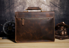 Genuine Leather Mens Cool Messenger Bag Briefcase Chest Bag Bike Bag Cycling Bag for men