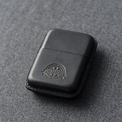 Cool Brown Leather Mens 14pcs Cigarette Holder Case Cool Custom Cigarette Case for Men - iwalletsmen