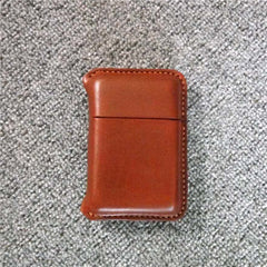 Cool Leather Mens 12pcs Cigarette Holder Case Vintage Custom Cigarette Case for Men - iwalletsmen