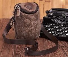 Leather Belt Pouch Mens Small Cases Waist Bag Hip Pack Belt Bag Fanny Pack Bumbag for Men