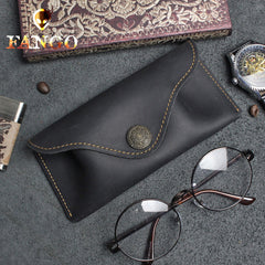 Handmade Leather Floral Sunglass Case Mens Women Cool Glasses Box Glasses Case Glasses Holder for Men