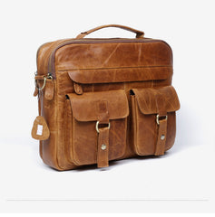 Genuine Leather Mens Cool Messenger Bag Chest Bag Bike Bag Cycling Bag for men