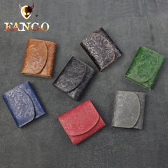 best trifold wallet mens​ Leather Trifold Wallet Women Floral Mens Leather Wallets Trifold Ladies Trifold Wallet