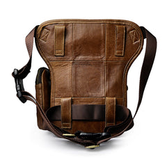 Leather Belt Pouch Mens Small Cases Waist Bag Hip Pack Belt Bag Fanny Pack Bumbag for Men