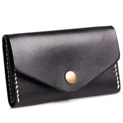Handmade Leather Mens Cool billfold Wallet Card Holder Small Card Slim Wallets for Men - iwalletsmen