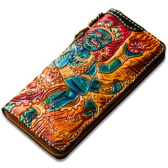 Handmade Leather Ucchusma Mens Chain Biker Wallet Cool Leather Wallet With Chain Wallets for Men