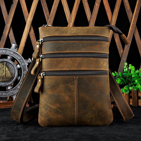 Leather Waist Bag Belt Pouch for men BELT BAG Shoulder Bag For Men - iwalletsmen