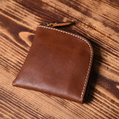 Handmade Leather Mens Cool Wallet Men Slim Wallets Front Pocket Wallet for Men