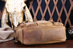 Genuine Leather Mens Cool Messenger Bag Work Bag Satchel Bag Briefcase Bag for men