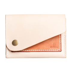 Handmade Leather Mens Cool billfold Wallet Card Holder Small Card Slim Wallets for Men