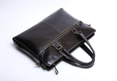 Genuine Leather Mens Cool Messenger Bag Briefcase Chest Bag Bike Bag Cycling Bag for men