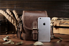 Leather Belt Pouch Mens Small Cases Waist Bag Hip Pack Belt Bag Fanny Pack Bumbag for Men