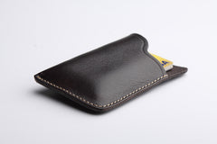 Handmade Leather Mens Cool billfold Wallet Card Holder Small Card Slim Wallets for Men