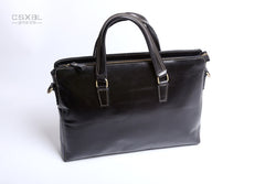 Genuine Leather Mens Cool Messenger Bag Briefcase Chest Bag Bike Bag Cycling Bag for men