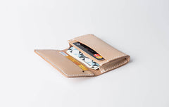 Handmade Leather Mens Cool billfold Wallet Card Holder Small Card Slim Wallets for Men