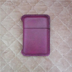Cool Leather Mens Cigarette Holder Case Vintage Custom 20pcs Cigarette Case for Men - iwalletsmen