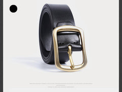 Genuine Leather Mens Leather Men Brown Black Belt for Men Cool Leather Belt