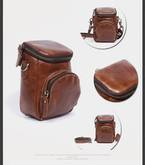 Leather Belt Pouch Mens Small Cases Waist Bag Hip Pack Belt Bag Fanny Pack Bumbag for Men