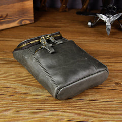 Leather Belt Pouch Mens Small Cases Waist Bag Hip Pack Belt Bag Fanny Pack Bumbag for Men