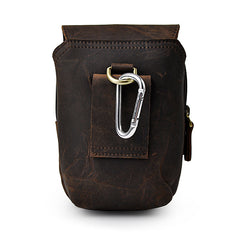 Leather Belt Pouch Mens Small Cases Waist Bag Hip Pack Belt Bag Fanny Pack Bumbag for Men