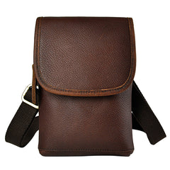 Leather Belt Pouch Mens Cases Waist Bag Hip Pack Belt Bag Fanny Pack Bumbag for Men