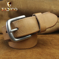 Genuine Leather Mens Leather Men Brown Black Belt for Men Cool Leather Belt