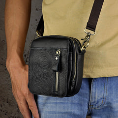 Leather Belt Pouch Mens Small Cases Waist Bag Hip Pack Belt Bag Fanny Pack Bumbag for Men