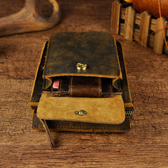 Leather Belt Pouch Mens Small Cases Waist Bag Hip Pack Belt Bag Fanny Pack Bumbag for Men