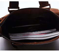 Handmade Leather Mens Cool Messenger Bag Work Bag Satchel Bag Briefcase Bag for men