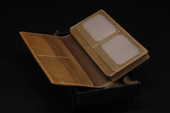 Handmade Leather Tooled Hobbit Mens Long Wallet Cool Leather Wallet Clutch Wallet for Men